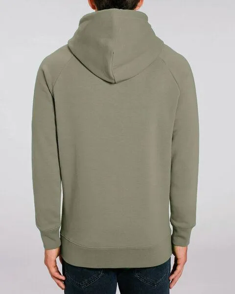 Human Family Human Family Bio Herren Hoodie "Reaper - Geometric Questionmark" in 5 Farben, Khaki, – Produktbild 2 von 4