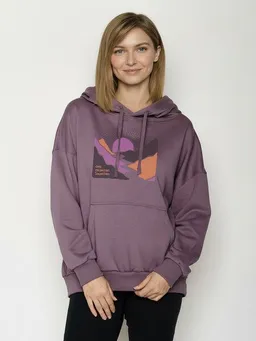 GreenBomb GREENBOMB River Sundown Mello - Lässiger Hoodie aus Bio-Baumwolle / hochwertiger Print / GOTS / Fair & Vegan – Produktbild 1 von 1