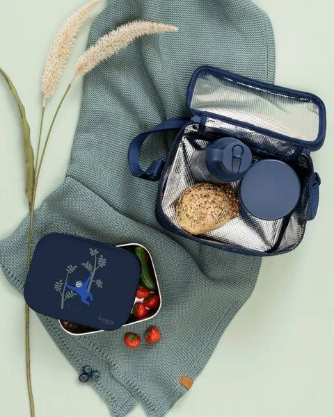 Fresk Kühltasche groß – 22 × 17 × 15 cm, mit Schultergurt und Namensschild, Monkey, – Produktbild 2 von 4