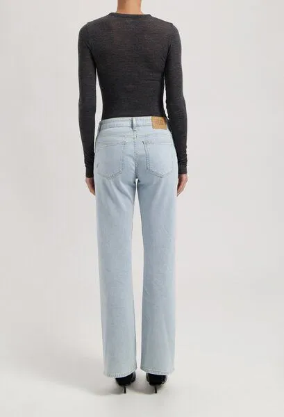 MUD Jeans MUD Jeans Damen Jeans Straight Leg "Carry - Light Stone", Light stone, – Produktbild 3 von 4