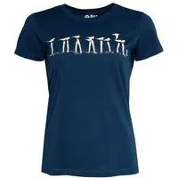 FÄDD Damen T-Shirt Rundhals aus Bio-Baumwolle "Vollpfosten" Blau von Fädd – Produktbild 1 von 1