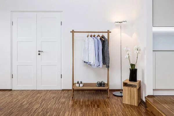 kleiderleiter_de kleiderleiter_de Garderobe, Kleiderständer LINUS aus Eiche – Produktbild 3 von 4