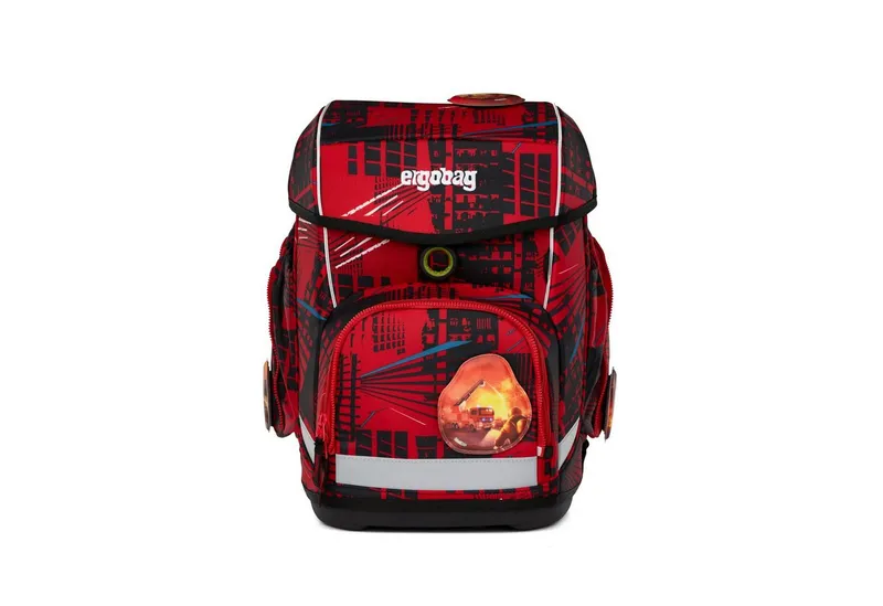 Ergobag Ergobag Schulranzen ergobag cubo Schulranzen-Set AlarmBärreitschaft, Rot, – Produktbild 2 von 4