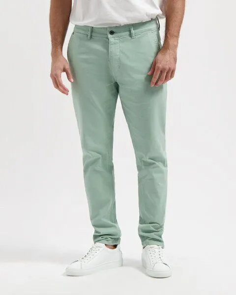 Kuyichi Kuyichi Chino-Hose Dexter Soft, Petrol, – Produktbild 2 von 4