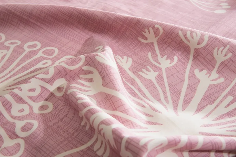 OTTO home Bettwäsche SOUCY in vier Qualitäten erhältlich, Leinenstruktur, Satin, 2 teilig, 100% Baumwolle, auch PREMIUM Qualitäten Renforcé-Tencel & Satin TC300, Rosa, – Produktbild 5 von 6