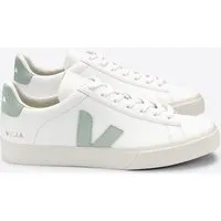 Veja Veja Damen-Sneaker Campo Chromefree Extra White/Matcha – Produktbild 1 von 8