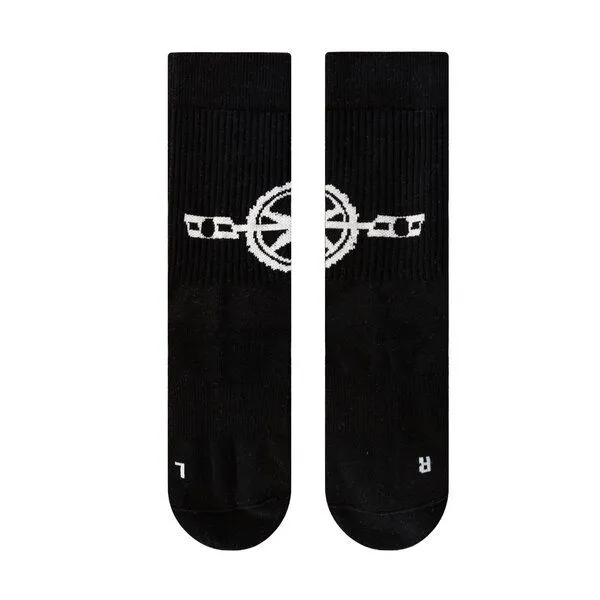 SOXN SOXN BIKE / Schwarze Fahrradsocken / Bio-Baumwolle – Produktbild 2 von 2