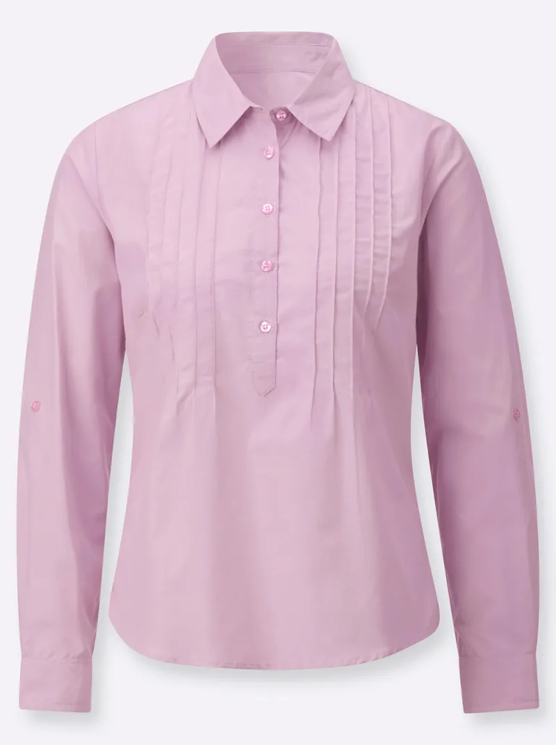 Witt Hemdbluse rosé, Rosé, – Produktbild 1 von 2