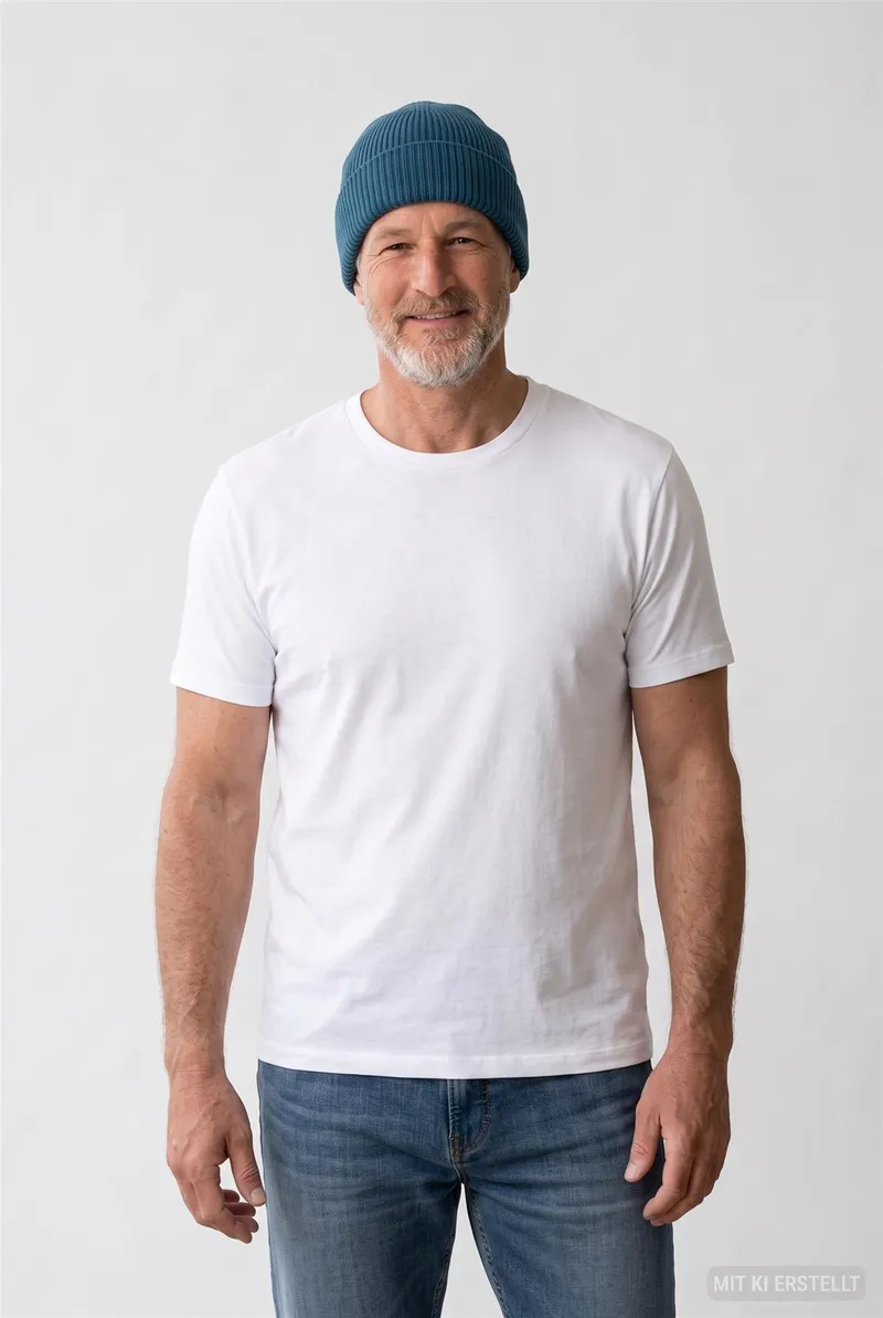 UNIPOLAR UNIPOLAR Mütze Fisherman Beanie 2.0, Deep teal, – Produktbild 1 von 1