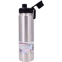 Dora's Dora's Dora’s Sport-Thermoflasche "Stahl" (650ml) – Mit praktischem Sportverschluss – Produktbild 1 von 1