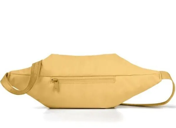 PINQPONQ PINQPONQ Bauchtasche - Brik Hipbag - aus recyceltem Polyester, Gelb (straw yellow), – Produktbild 3 von 4