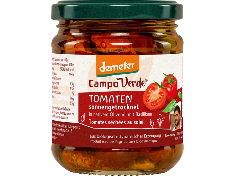 Campo Verde Campo Verde Bio-Tomaten, sonnengetrocknet, 190 g – Produktbild 1 von 1
