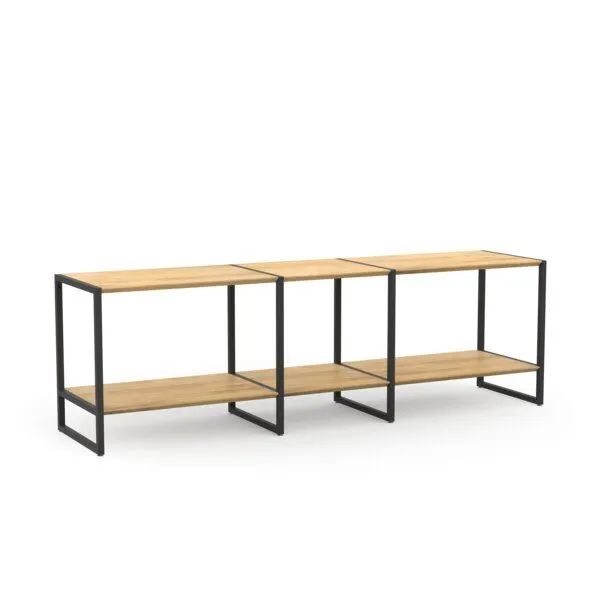 ekomia ekomia Lowboard Wega Minimal, Schwarz, – Produktbild 1 von 3