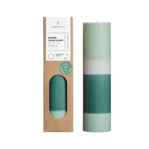 Originalhome Originalhome Geruchsneutrale Geschichtete Stumpenkerze – vegan & fair., Mehrfarbig (meadow), – Produktbild 1 von 1