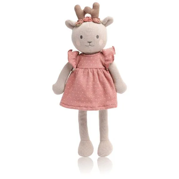 junikind junikind Nachhaltiges Kuscheltier "Reh Tilla", Baumwolle (Bio), 40 cm – Produktbild 1 von 3