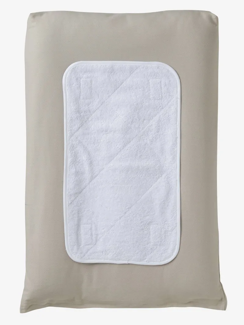 Vertbaudet 2er-Set Ftee-Unterlagen für Baby Wickelauflagen BASIC, Weiß, – Produktbild 2 von 2