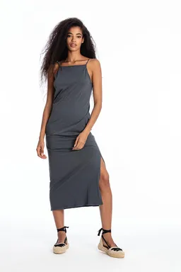 RAVENS VIEW IBIZA RAVENS VIEW IBIZA Damen vegan Kleid Farah Lava Blau – Produktbild 1 von 1