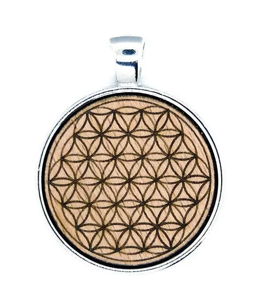 Schmuckfach Schmuckfach Holzanhänger mit Kette, Edelstahl oder Baumwolle – Produktbild 3 von 8