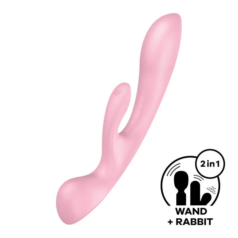 Satisfyer Satisfyer Triple Oh, 24 cm, Rosa, – Produktbild 1 von 1