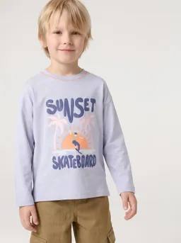 Vertbaudet Langarmshirt SKATEBOARD Jungen – Produktbild 1 von 1