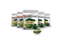 Tassimo Tassimo Kaffee Kapseln Jacobs Krönung T Discs 80 Getränke, (Packung, 5er Pack) – Produktbild 1 von 1