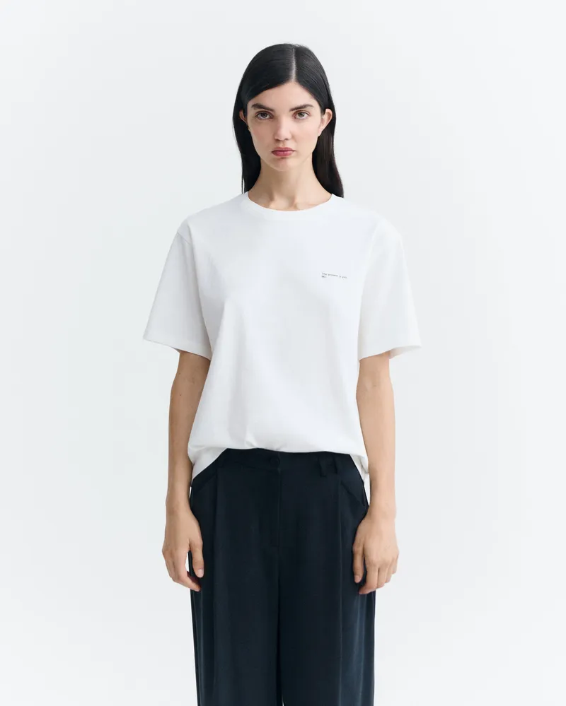 thinking mu Thinking MU Damen vegan T-Shirt Lucia Dog Ball Weiß, Weiß, – Produktbild 1 von 2