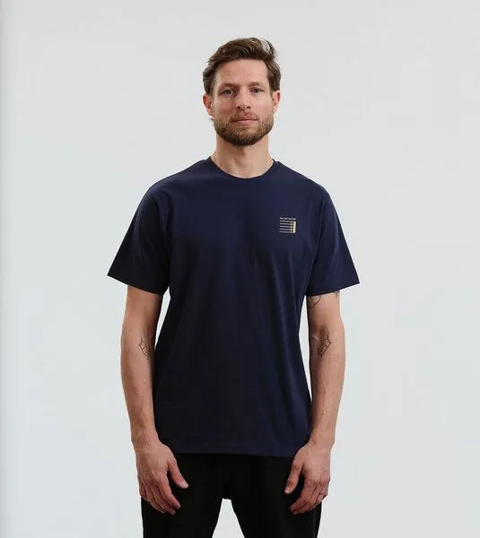 Gary Mash GARY MASH T-Shirt Das Ende vom Lied. aus Biobaumwolle, Dunkelblau (blau), – Produktbild 2 von 4