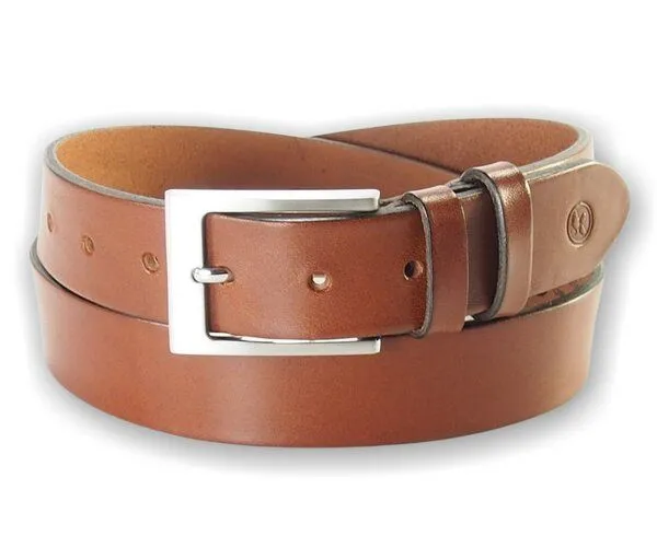 Greenbelts Greenbelts Herren Ledergürtel HARRY, Cognac, – Produktbild 2 von 3