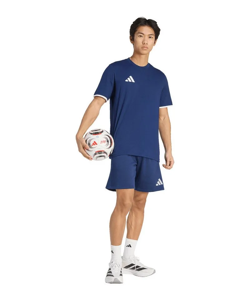 adidas Performance adidas Performance T-Shirt adidas Performance Entrada 26 T-Shirt Weiß Baumwolle, Blau, – Produktbild 3 von 3