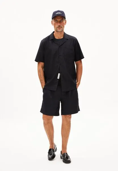 ARMEDANGELS ARMEDANGELS LOVAAR PREMIUM Herren Hemd aus TENCEL Lyocell Mix, Night sky, – Produktbild 4 von 4