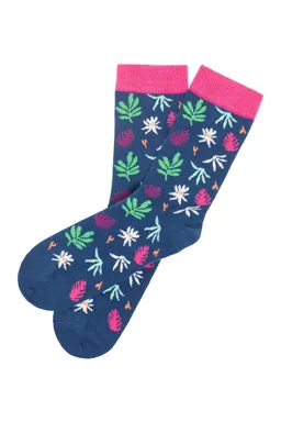 Tranquillo Sneakersocken Irmaa aus Bio-Baumwolle - tropical / 39–42 – Produktbild 1 von 1