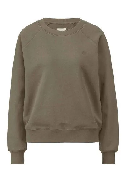 hessnatur hessnatur Sweatshirt Relaxed aus Bio-Baumwolle mit recycelter Baumwolle, Silbergrün, – Produktbild 3 von 4