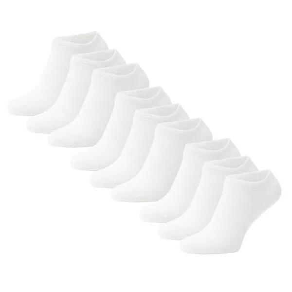 Opi & Max Opi & Max 9er Biosneaker Invisible Socken, Weiss, – Produktbild 1 von 1