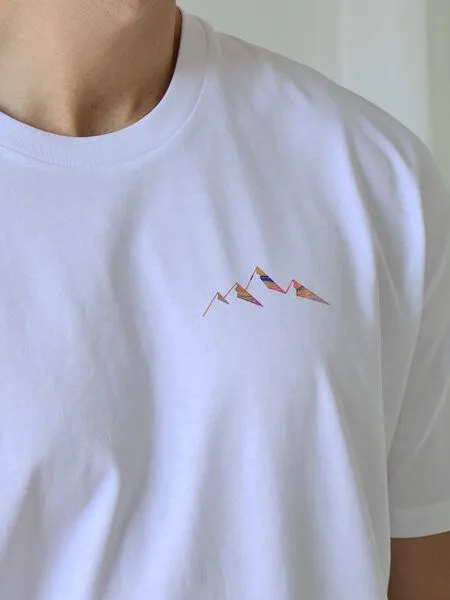 Kultgut Kultgut Artdesign - Biofair - Klassik Shirt / Little Mountain Landscape, Weiß, – Produktbild 3 von 4
