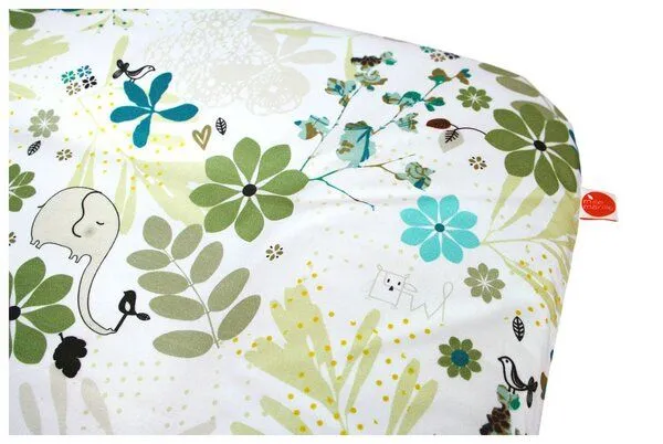 Millemarille Millemarille Wickelauflage 85x75 cm ERSATZBEZUG, Elegant elephants (elefanten), – Produktbild 3 von 4