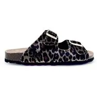 thies Vegane "thies ® Rec Velvet Leo Sandale" aus rec. PES, Beige leo, – Produktbild 1 von 1