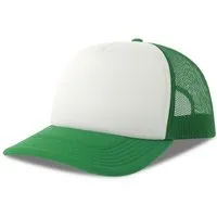 Atlantis Headwear Atlantis Headwear Damen / Herren Mesh Cap 15 Farben, Weiss/grün, – Produktbild 5 von 5
