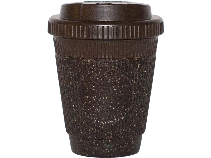 Kaffeebecher 250 ml, aus recyceltem Kaffeesatz, inkl. 1c Weiß-Aufdruck, Coffee, – Produktbild 1 von 1