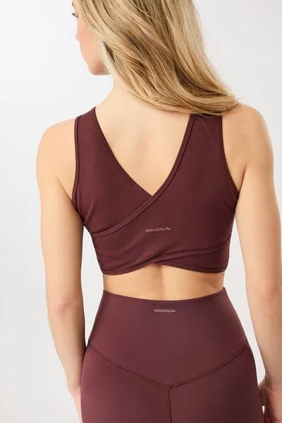 mandala mandala Pilates Bra, Ruby (rot), – Produktbild 2 von 4