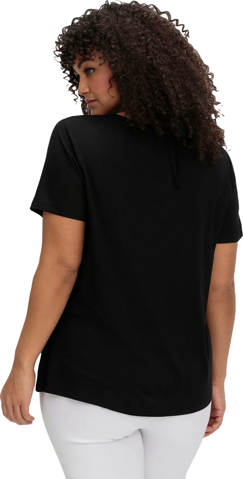 sheego by Joe Browns Neckholdershirt, Schwarz, – Produktbild 3 von 3