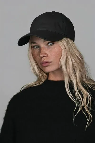 Lou-i Lou-i Dad Cap Bio-Baumwolle, Schwarz, – Produktbild 3 von 4