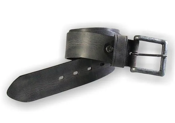 Greenbelts Greenbelts Herren Ledergürtel RYAN, Grau, – Produktbild 5 von 6