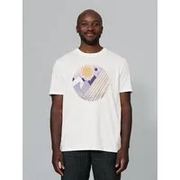 watapparel watapparel T-Shirt Unisex Geometric Landscape 3, Off white, – Produktbild 1 von 1