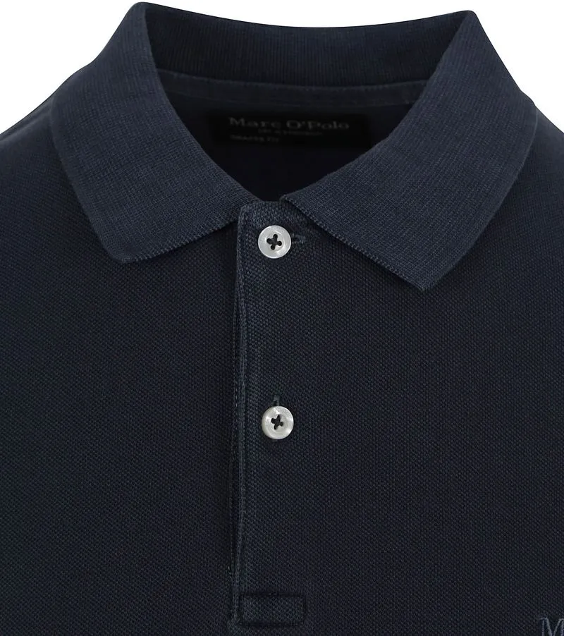 Marc O'Polo Marc O'Polo Poloshirt Dunkelblau, Dunkelblau, – Produktbild 4 von 5