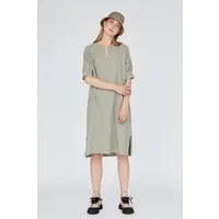 Basic Apparel Basic Apparel Hemdblusenkleid - Iris Dress - aus Bio-Baumwolle, Grün (vetiver), – Produktbild 1 von 1