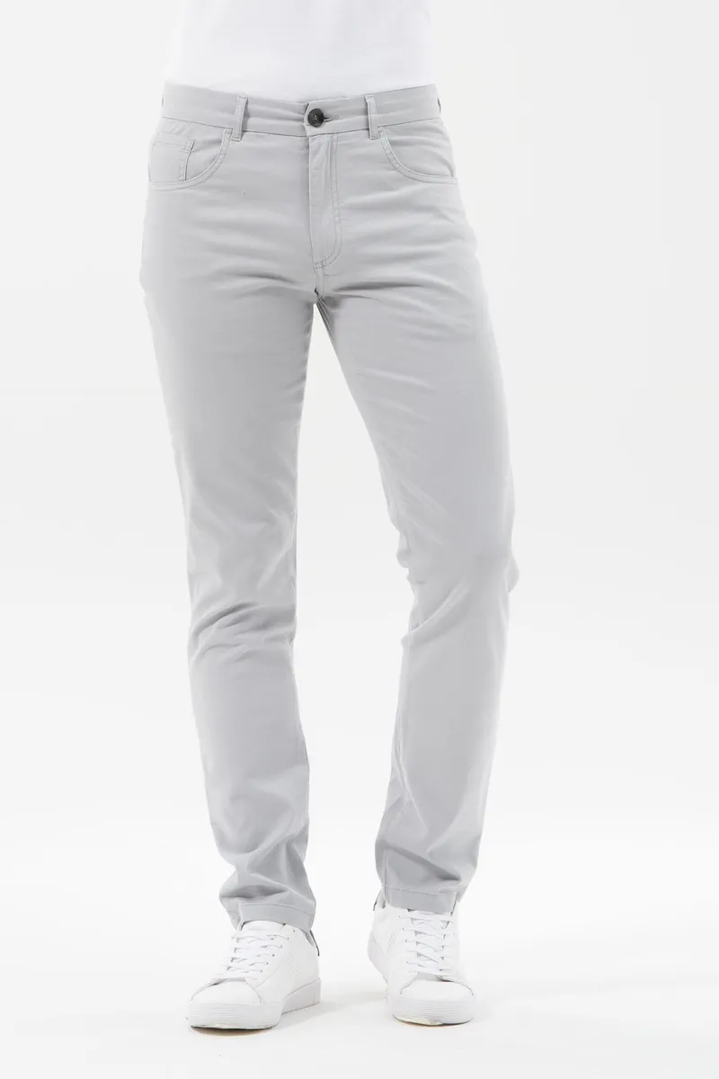 ORGANICATION ORGANICATION Herren vegan Slim Fit Hose Grau, Hellgrau, – Produktbild 2 von 2