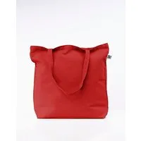 Printwear Printwear Twill-Tasche mit stabilem Bodenstoff Einkaufstasche Shopper Strandtasche Badetasche, Rot, – Produktbild 1 von 1