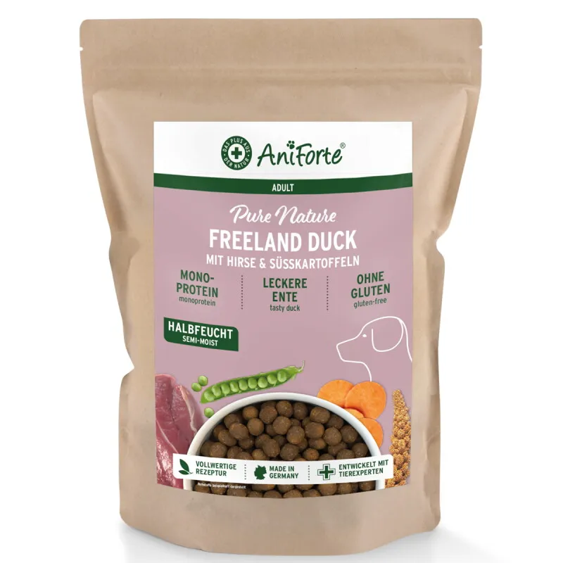 AniForte AniForte Trockenfutter FreelandDuck - Leckere Ente mit Hirse 2 kg – Produktbild 1 von 2
