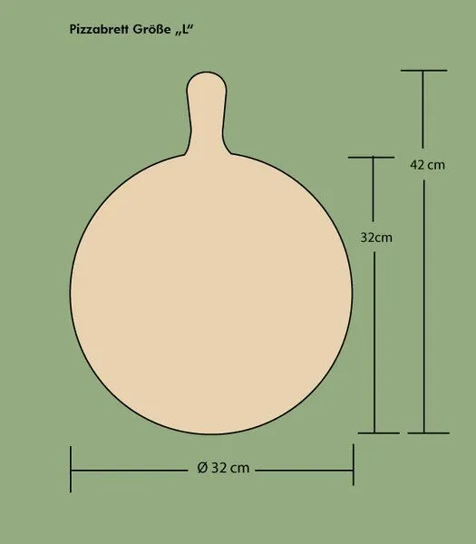 Die Schreiner Christoph Siegel Die Schreiner Christoph Siegel Pizzabrett – Produktbild 1 von 3
