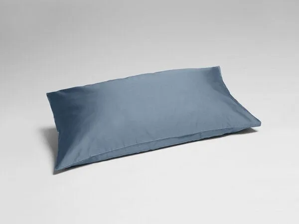 Yumeko Yumeko Kissenbezug aus Baumwollsatin, Faded blue, – Produktbild 2 von 4